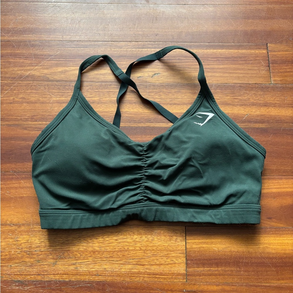 Gymshark Dark Green Sports Bra
